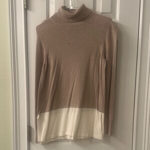 Elegant Two-Tone Ann Taylor Women's Sweater